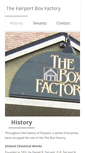 Mobile Screenshot of fairportboxfactory.org